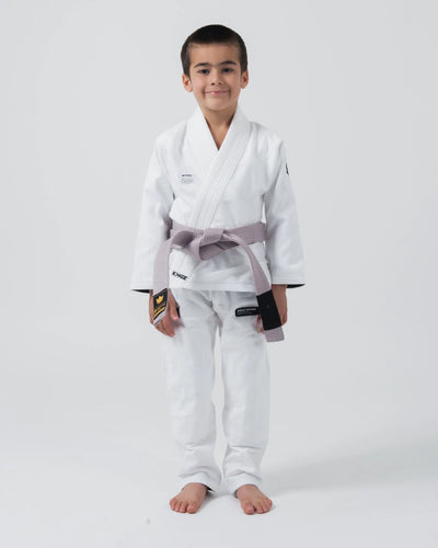Kingz Kore V2 Youth BJJ Gi – Hvit inkl. hvitt belte