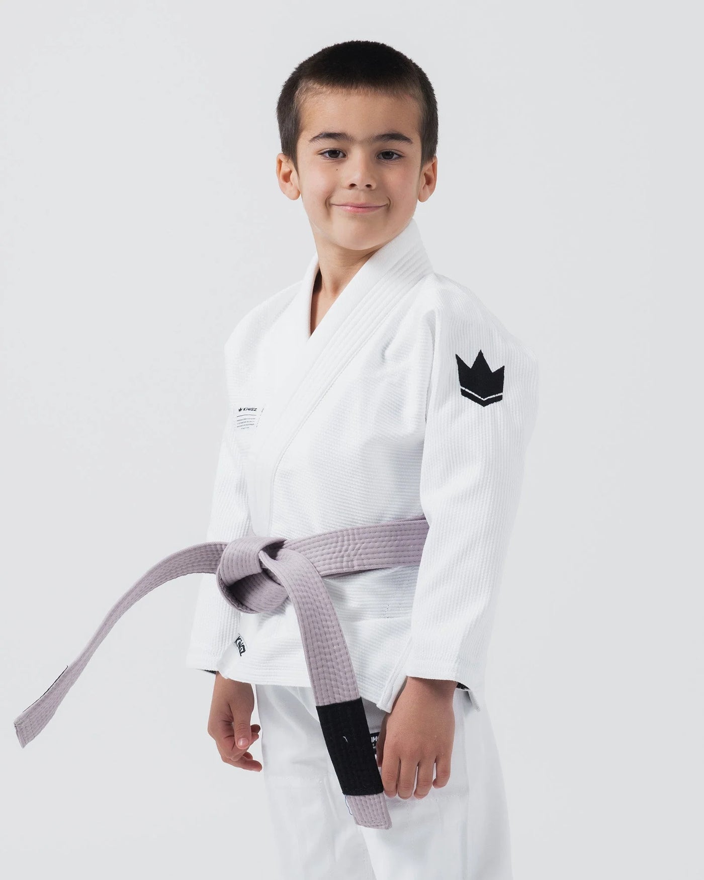 Kingz Kore V2 Youth BJJ Gi – Hvit inkl. hvitt belte