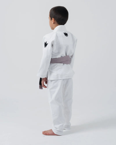 Kingz Kore V2 Youth BJJ Gi – Hvit inkl. hvitt belte