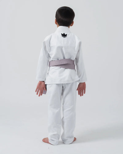 Kingz Kore V2 Youth BJJ Gi – Hvit inkl. hvitt belte