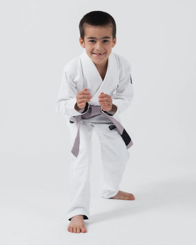 Kingz Kore V2 Youth BJJ Gi – Hvit inkl. hvitt belte