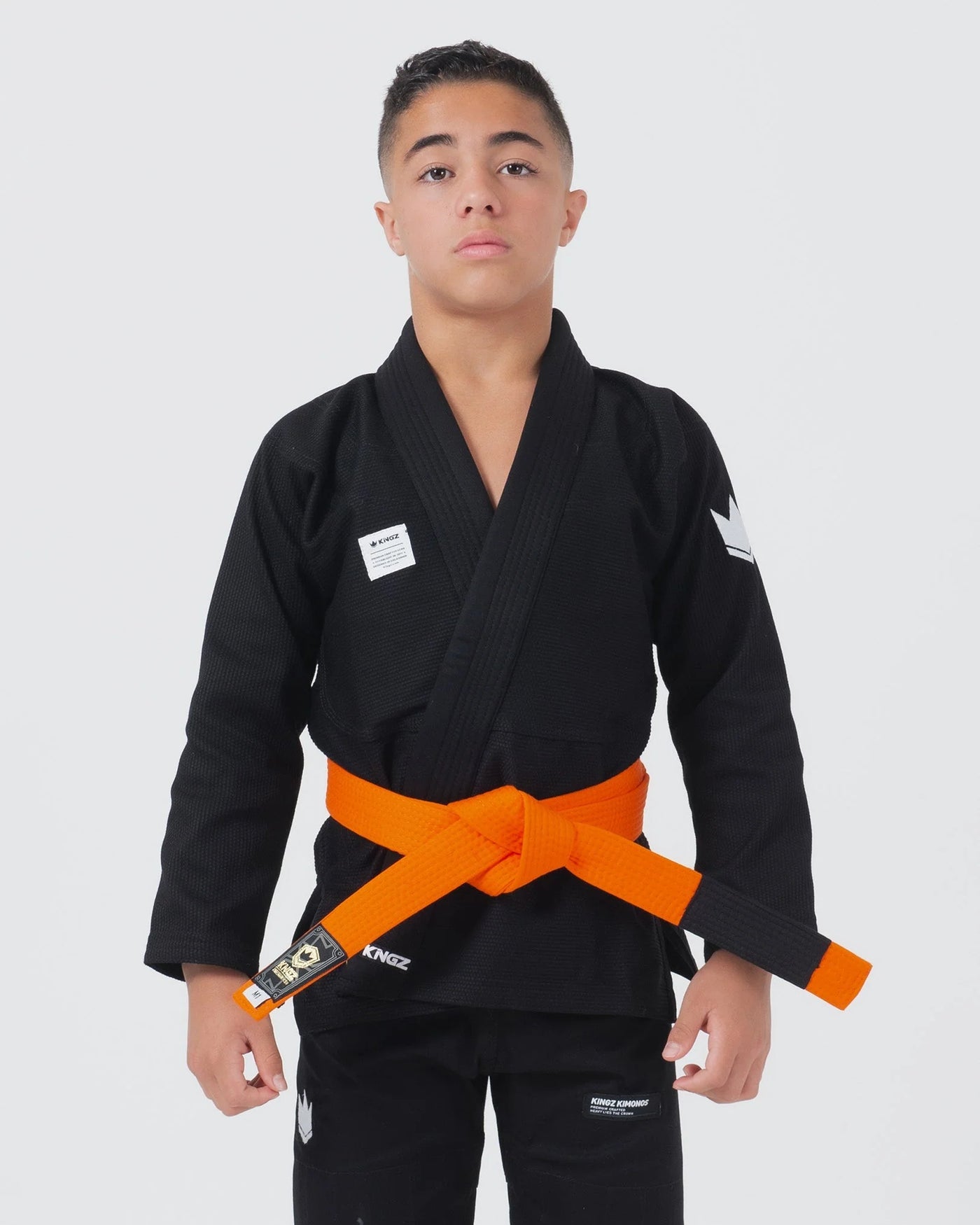 Kingz Kore V2 Youth BJJ Gi – Svart inkl. hvitt belte