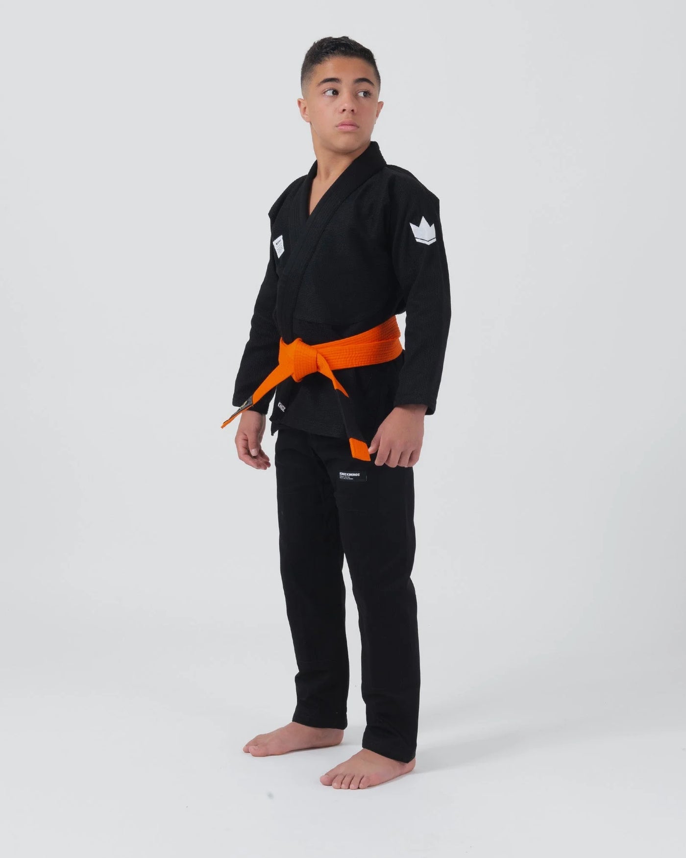 Kingz Kore V2 Youth BJJ Gi – Svart inkl. hvitt belte