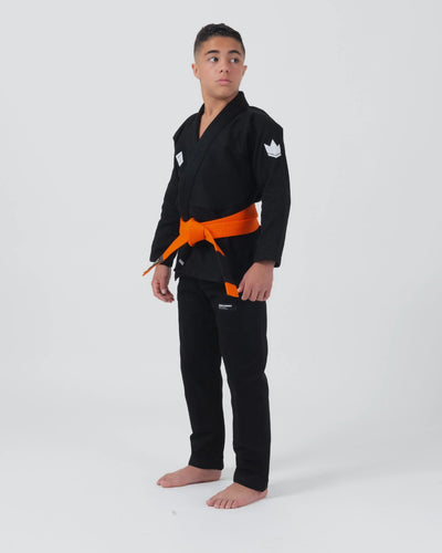 Kingz Kore V2 Youth BJJ Gi – Svart inkl. hvitt belte