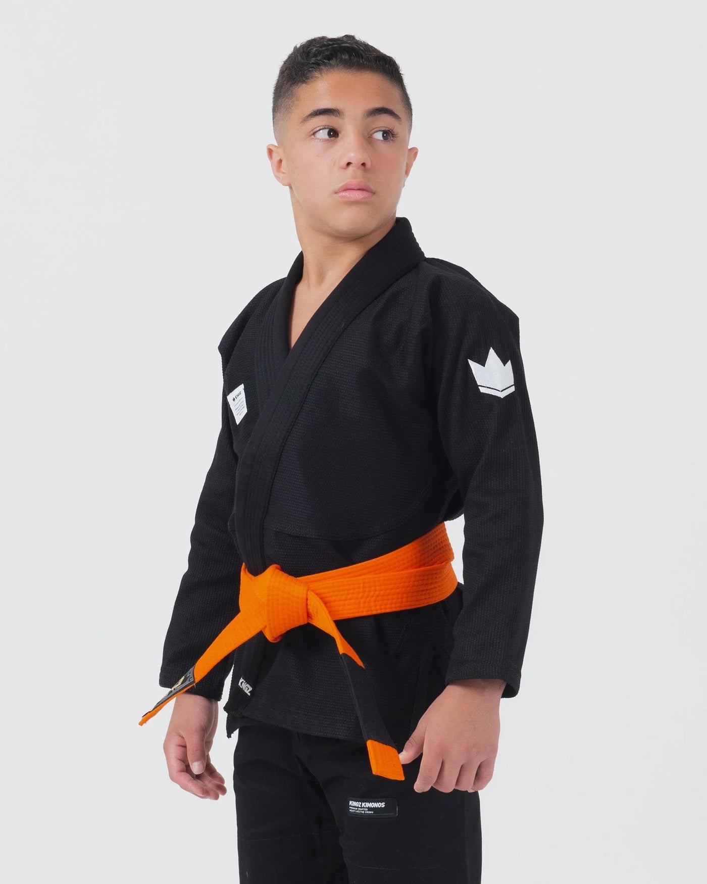 Kingz Kore V2 Youth BJJ Gi – Svart inkl. hvitt belte