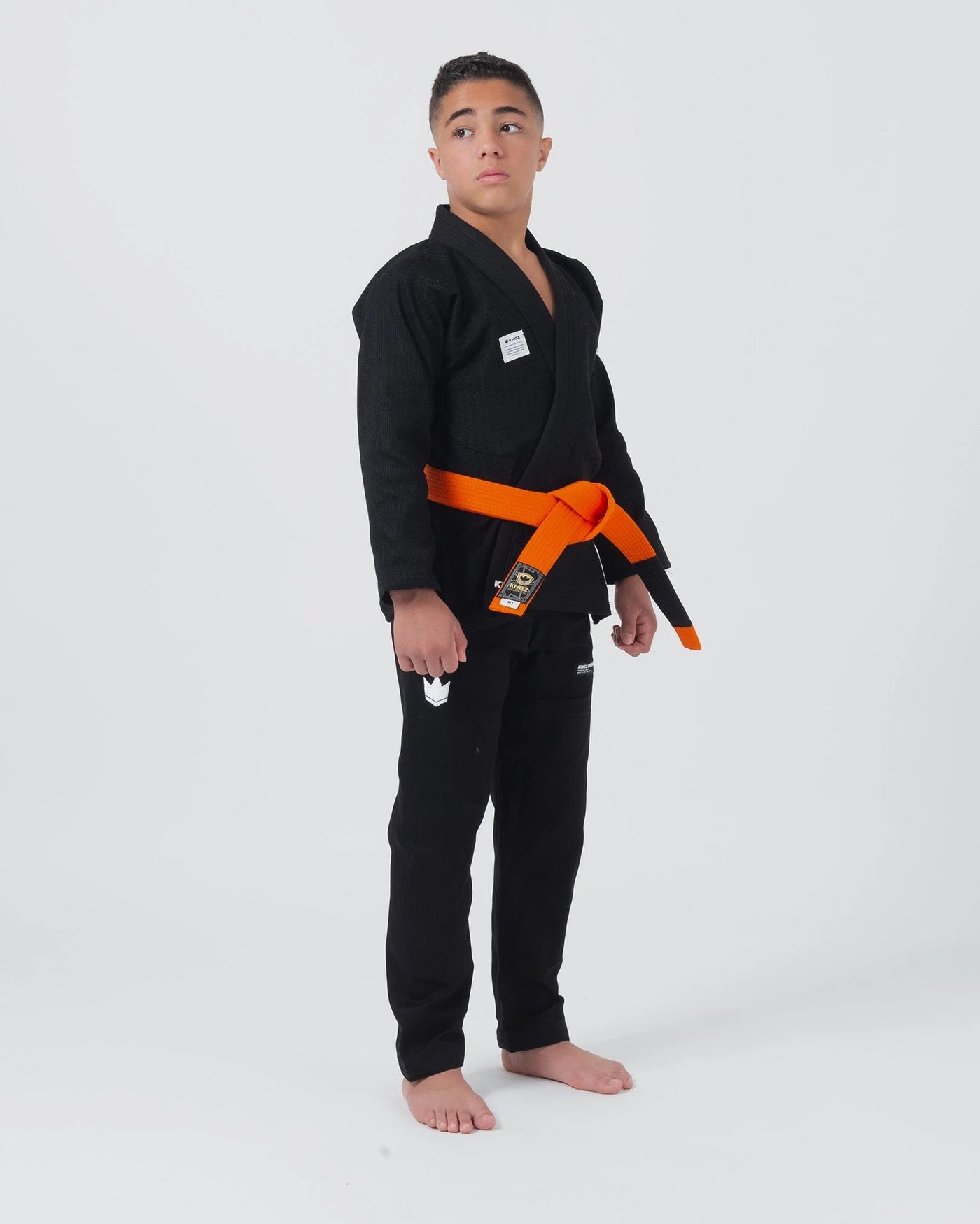 Kingz Kore V2 Youth BJJ Gi – Svart inkl. hvitt belte