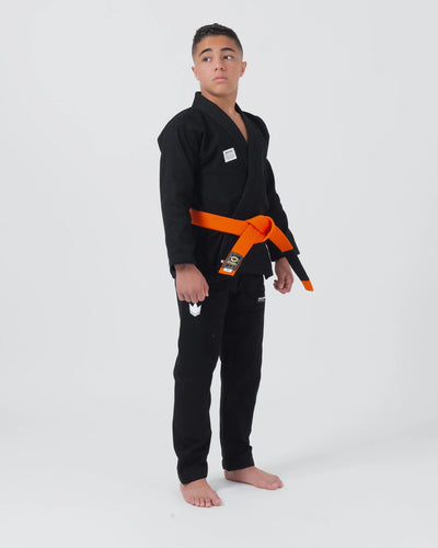 Kingz Kore V2 Youth BJJ Gi – Svart inkl. hvitt belte
