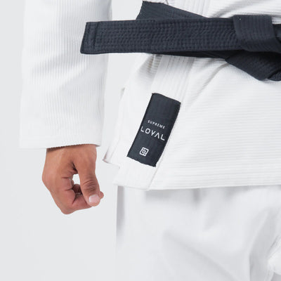 Loyal Supreme BJJ Gi - Hvit inkl. hvitt belte