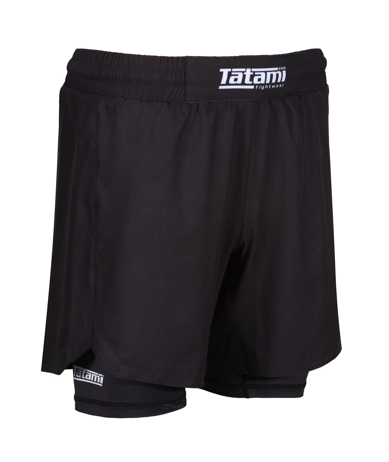 Tatami Dual Layer Grappling Shorts - Svart