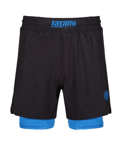 Tatami Dual Layer Grappling Shorts - Blå