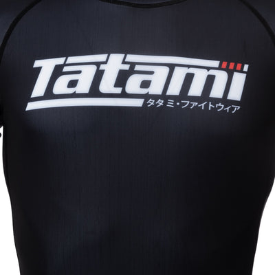 Tatami Recharge Short Sleeve Rashguard - Svart
