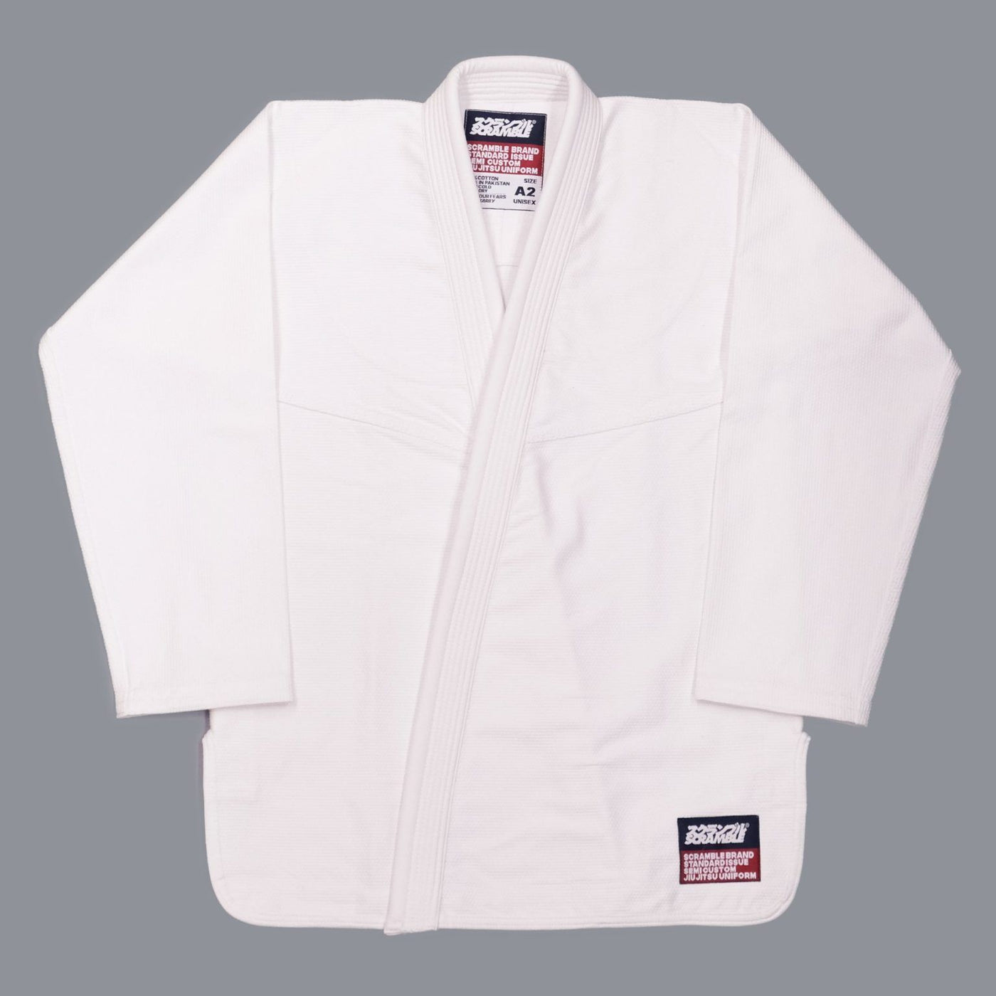 Scramble Standard Issue BJJ Gi - Hvit