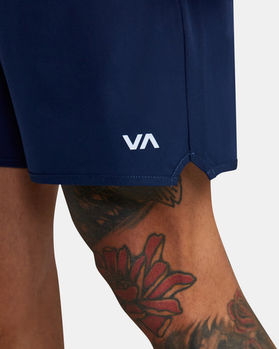 RVCA Yogger Stretch Shorts - Blå