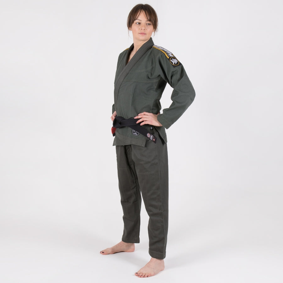 Tatami Ladies Nova Absolute BJJ Gi – Khaki inkl. hvitt belte
