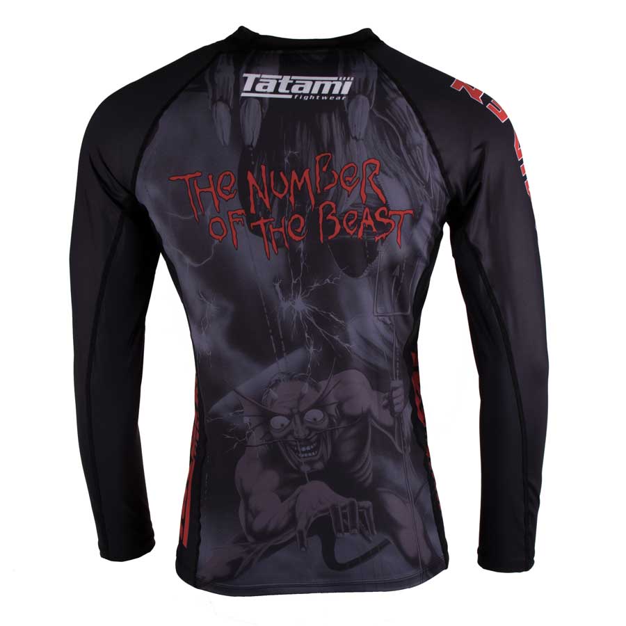 Tatami x Iron Maiden Number of the Beast Rashguard