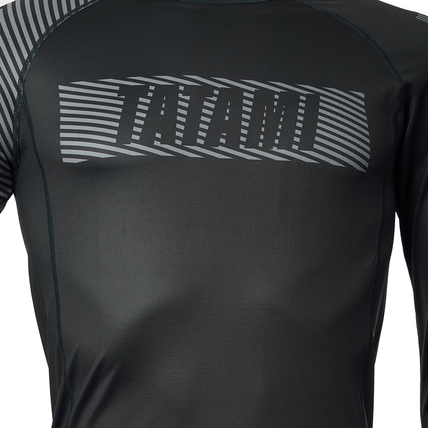 Tatami Essential 3.0 Long Sleeve Rash Guard – Svart/Grå - clinch.no