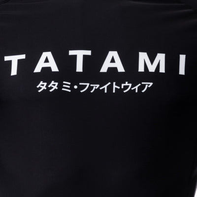 Tatami Katakana Long Sleeve Rash Guard – Svart - clinch.no