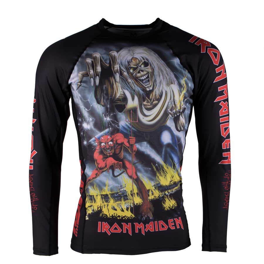 Tatami x Iron Maiden Number of the Beast Rashguard